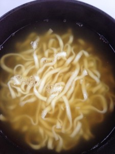 正麺出来上がり