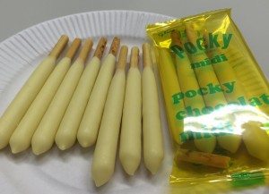 小包装の黄色、チョコレートの淡い黄色は恋の色!?