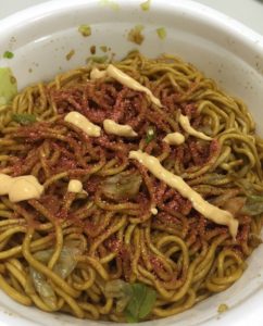 そして、Wふりかけと、明太マヨが登場! マギー、マヨネーズ失敗しました。