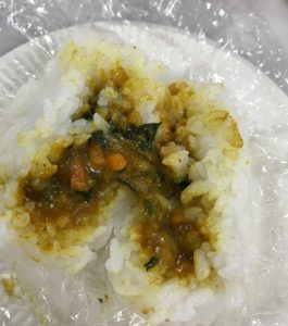 解凍されると、ご飯にカレーがなじみます！