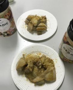 試食では、野菜だしが好調でした。