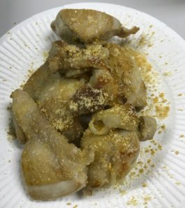 たっぷりかけて、いただきます!