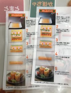 パッケージ裏面には、生春巻き的なレシピが紹介されていました。