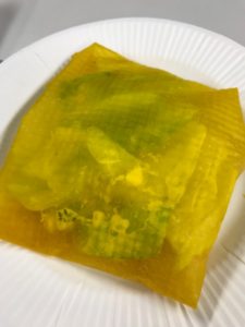 ジョンのリベンジ作品。茶巾寿司??